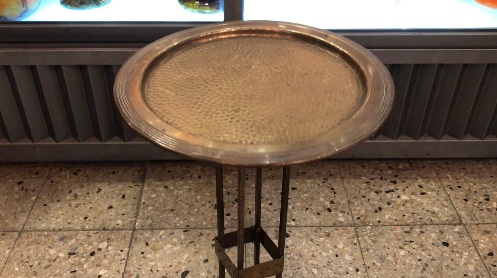 antique table with decorative and elegant design, viennese secession.