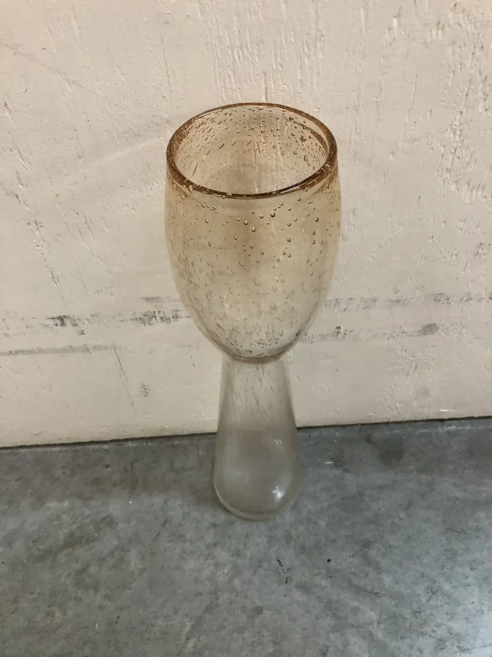 antique murano vases in light tones, decorative and elegant, neutral background