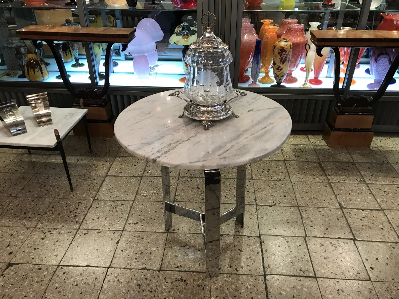 古董潘趣酒碗 wmf 带盖及金属装饰设计