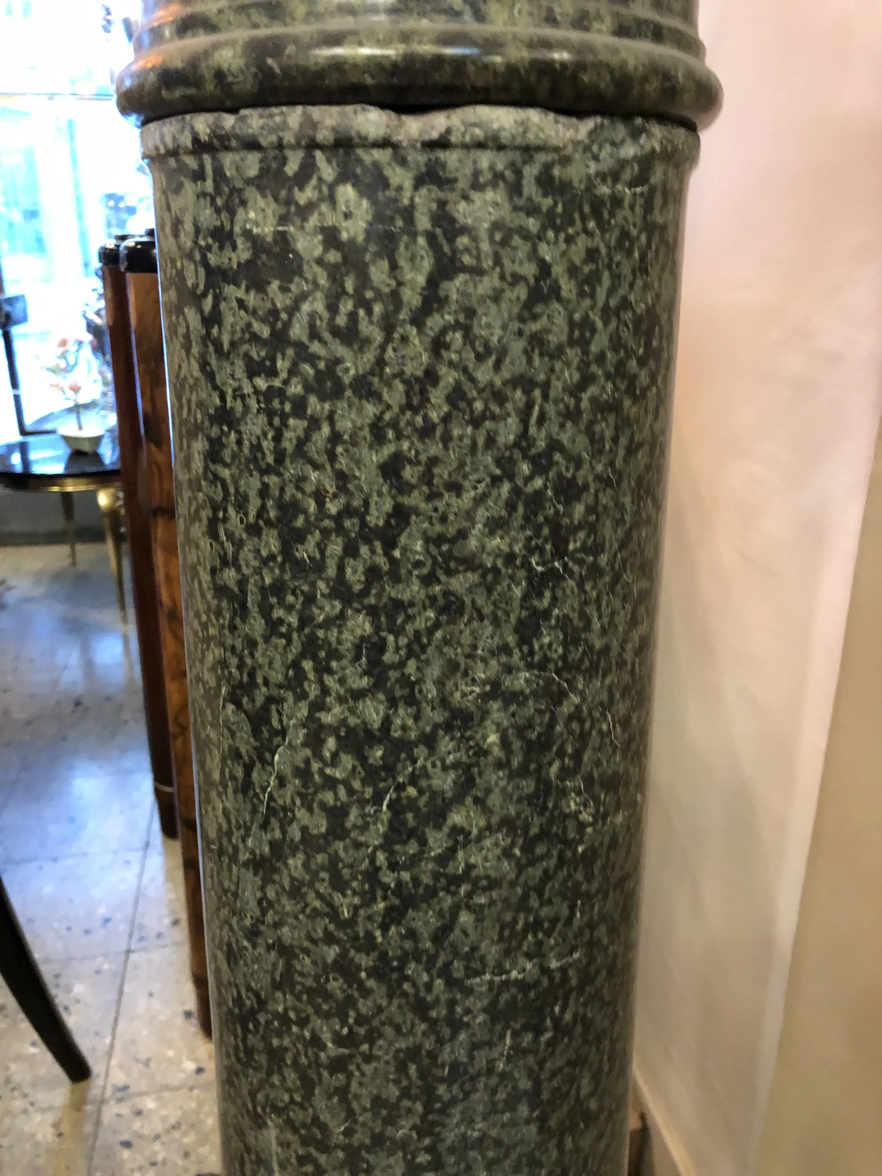 antique decorative column with visible details