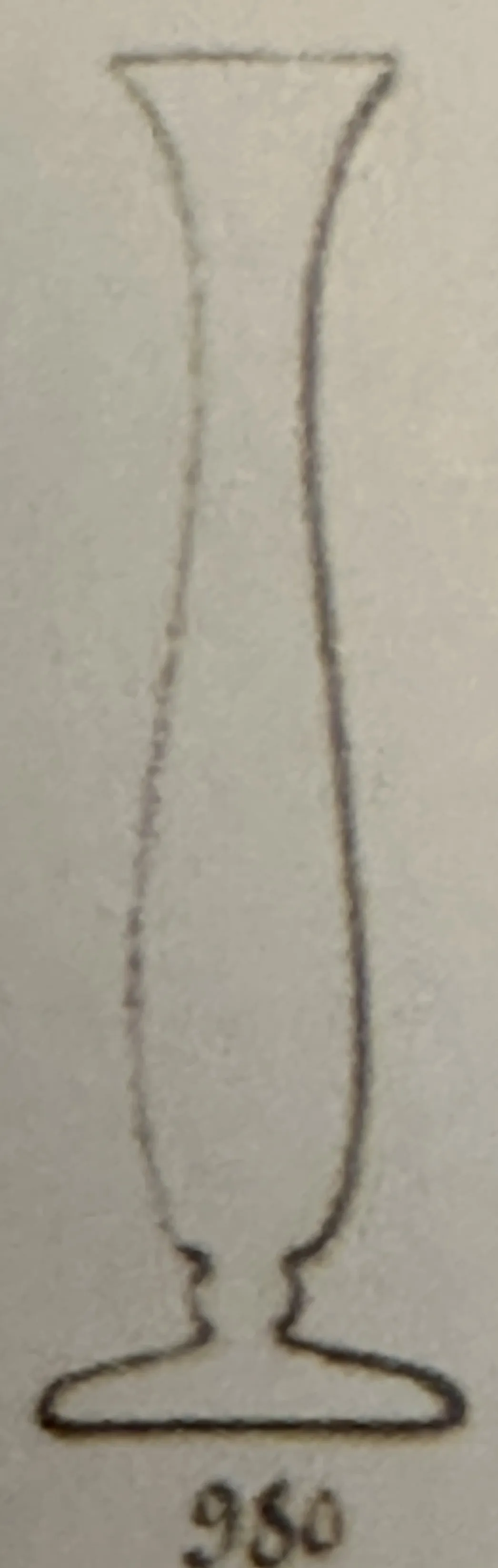 轻描淡写的le-verre签名玻璃草图在浅色背景上