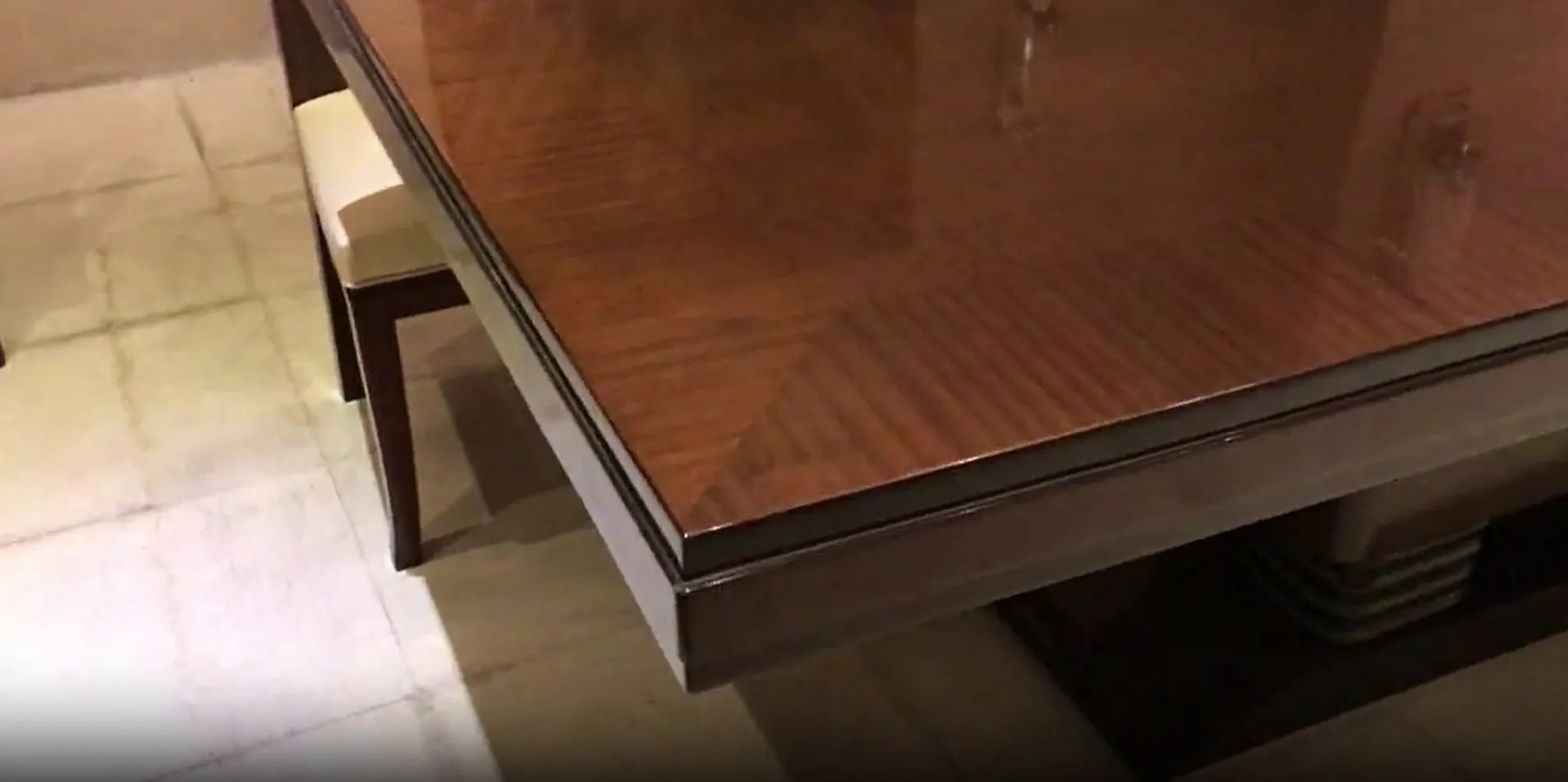 antique dining table for 10 people with chairs