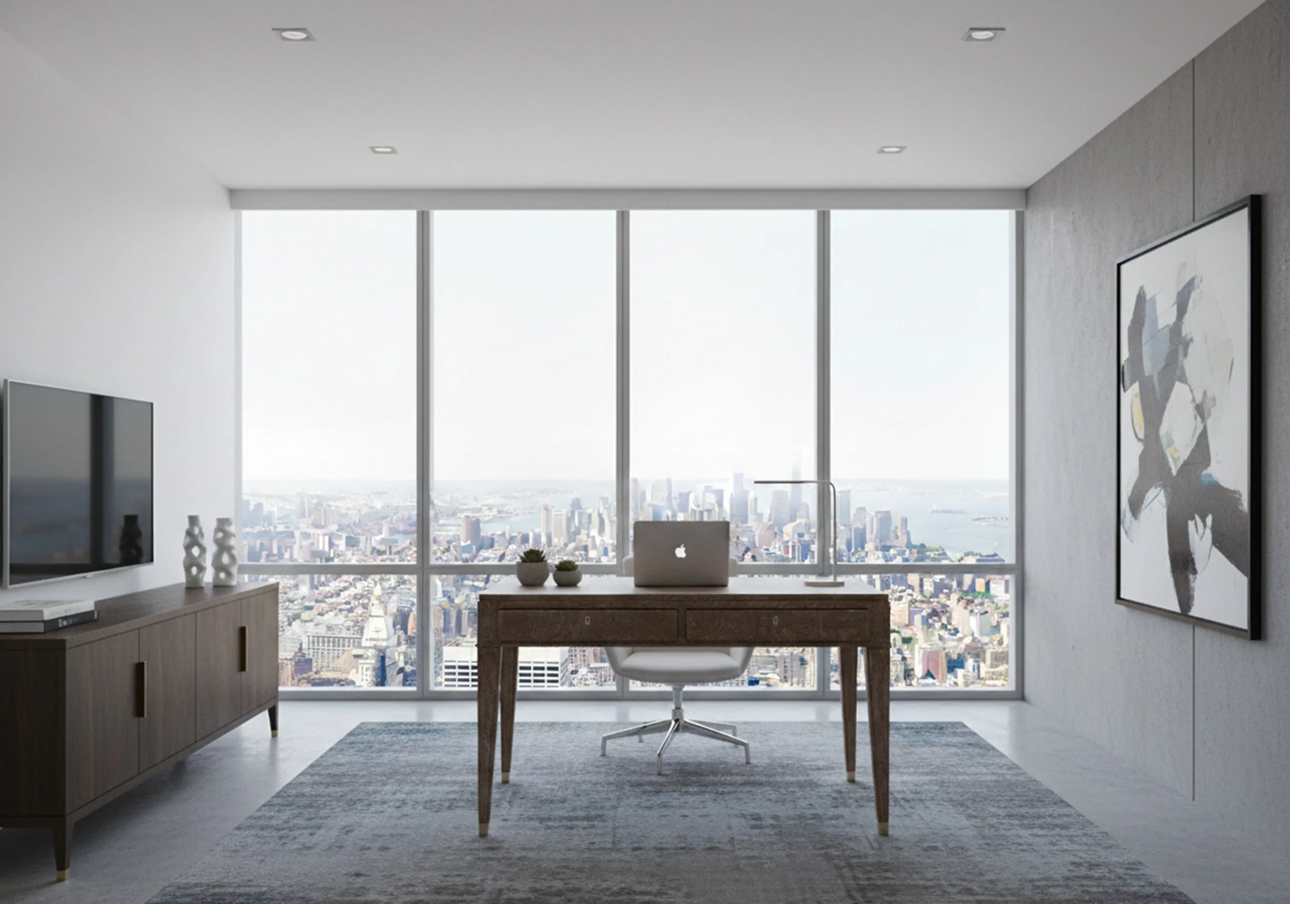 पुराने डेस्क का दृश्य-जीएन-मिशेल-फ्रैंक-और-मॉडर्न-इनवायरनमेंट