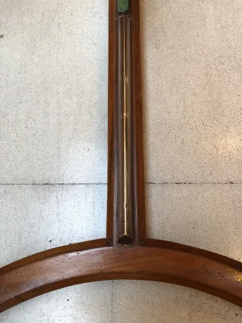 Antique Fontana Arte table for 8 people in an elegant setting.