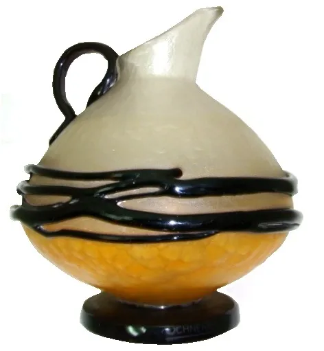 Vidro assinado  Schneider (Francês)