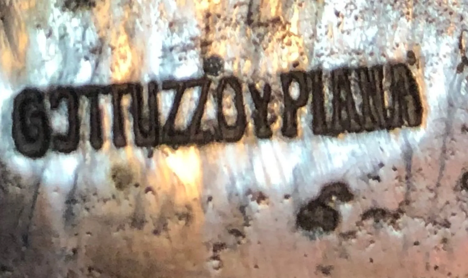 selo antigo com inscrição Foundry: Gottuza e Piana