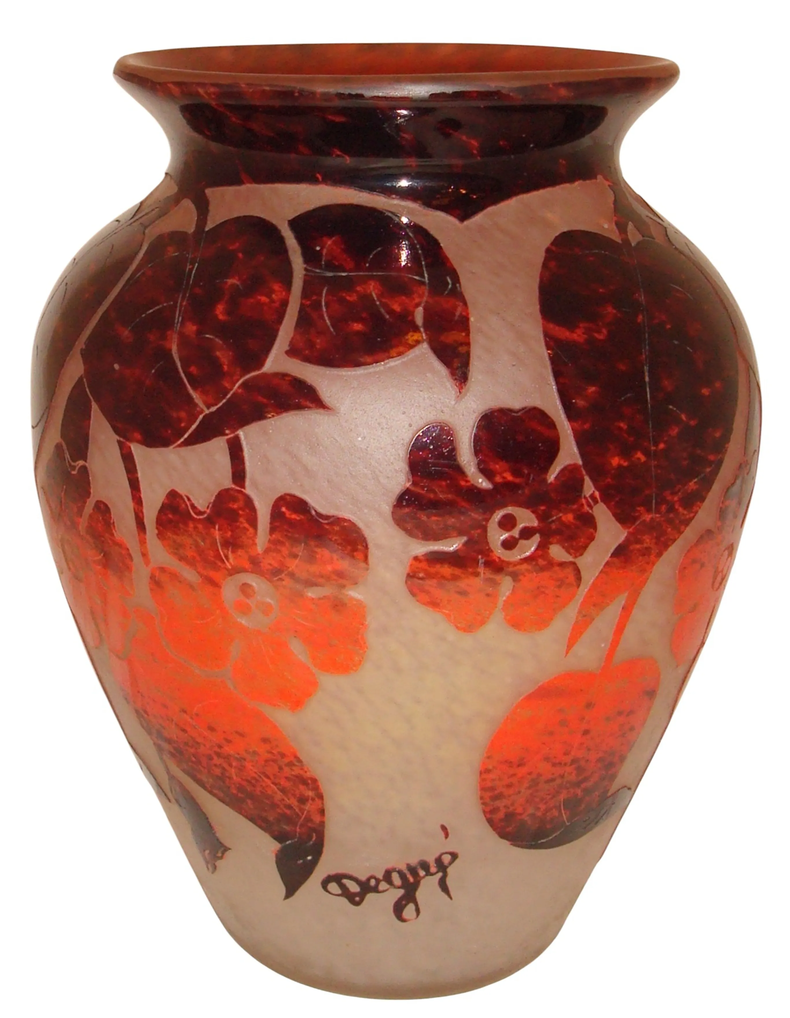 Signiertes Glas (Degué) (Französisch)
