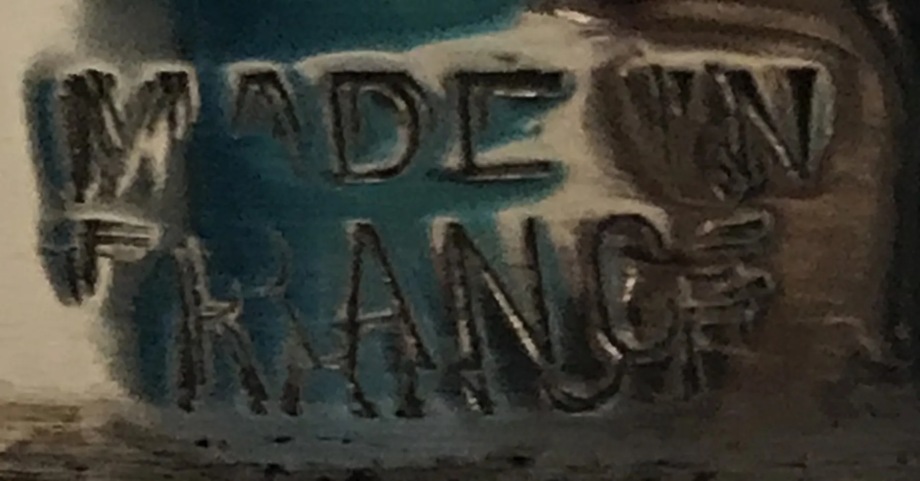 altes siegel mit der inscription aus frankreich