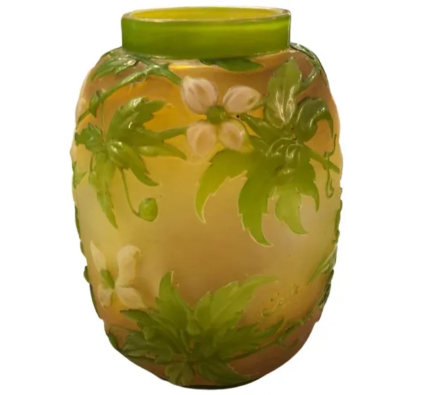 SIGNED GLASS Gallé  (French)