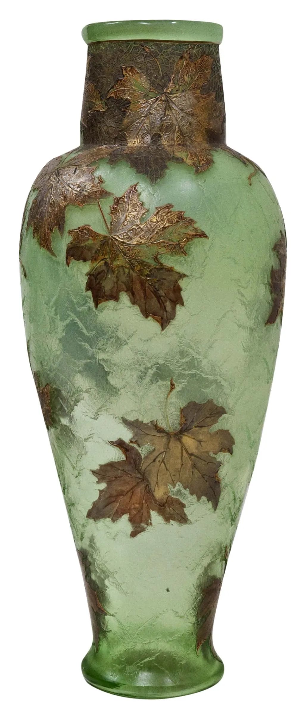 SIGNED GLASS LEGRAS (French)