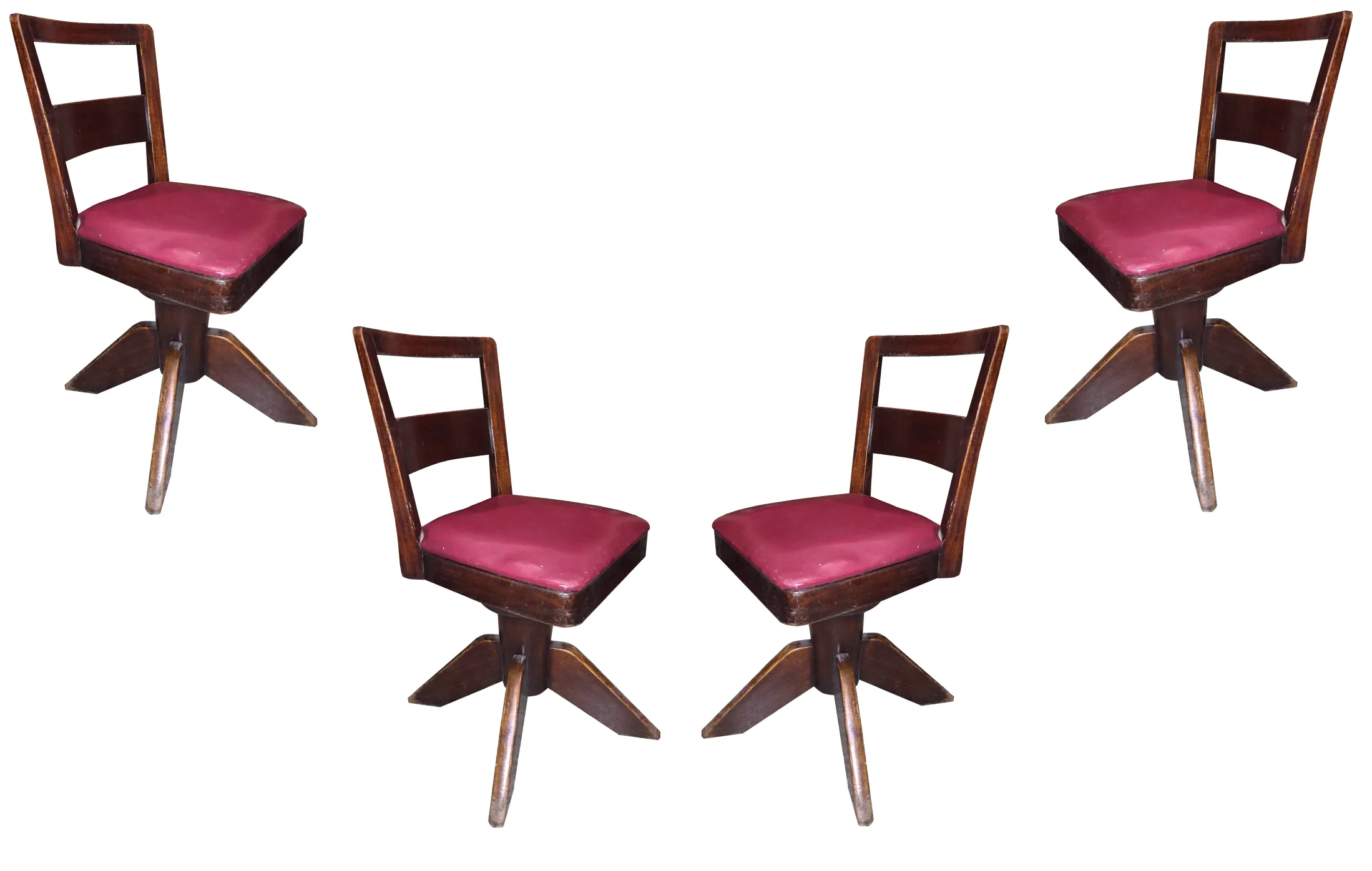  4 DESK CHAIRS (To restore)