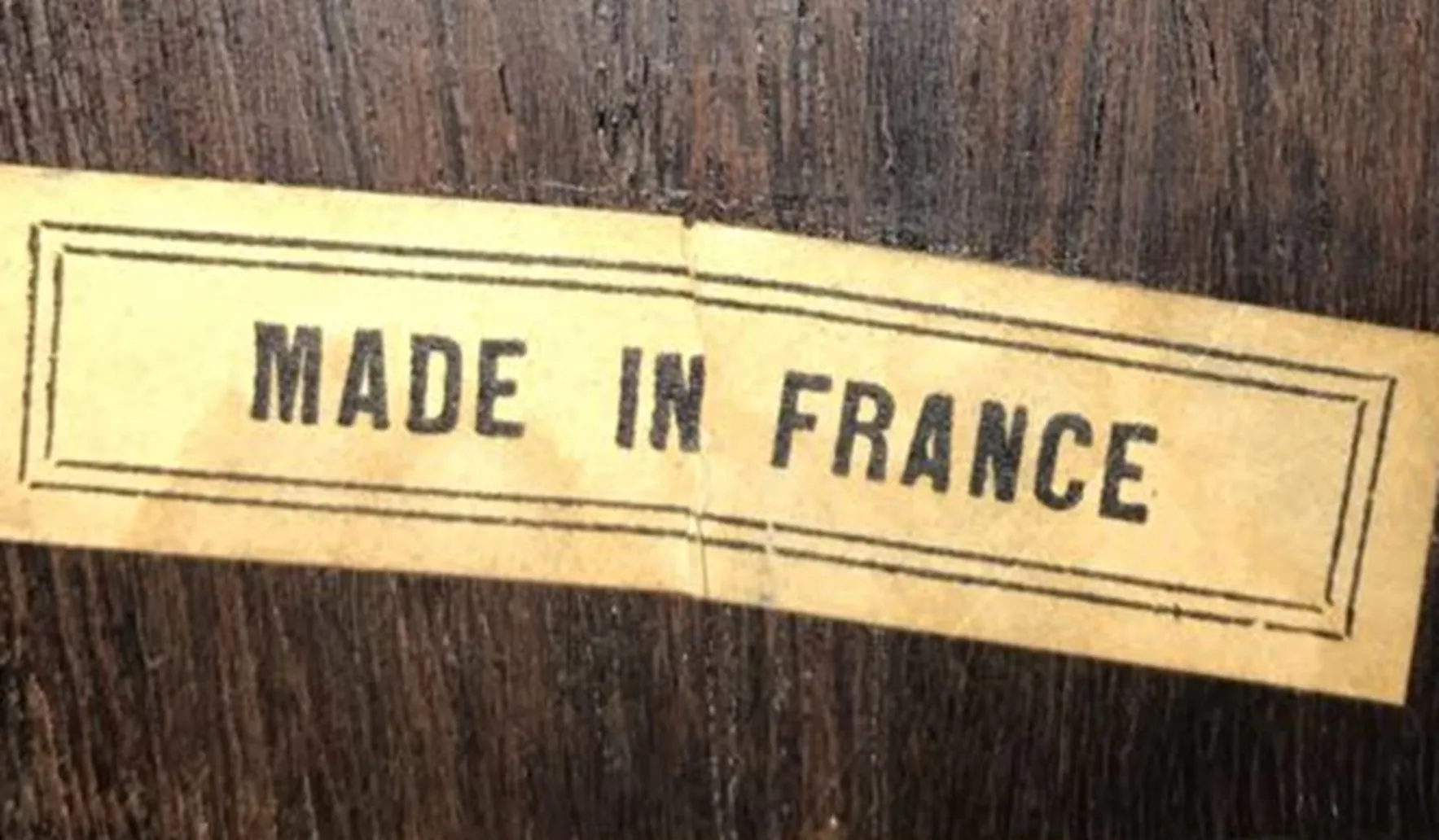 Antique seal with the inscription Made in France.