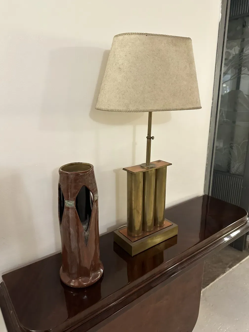 antik keramikvase von julius dressler mit einzigartigen details
