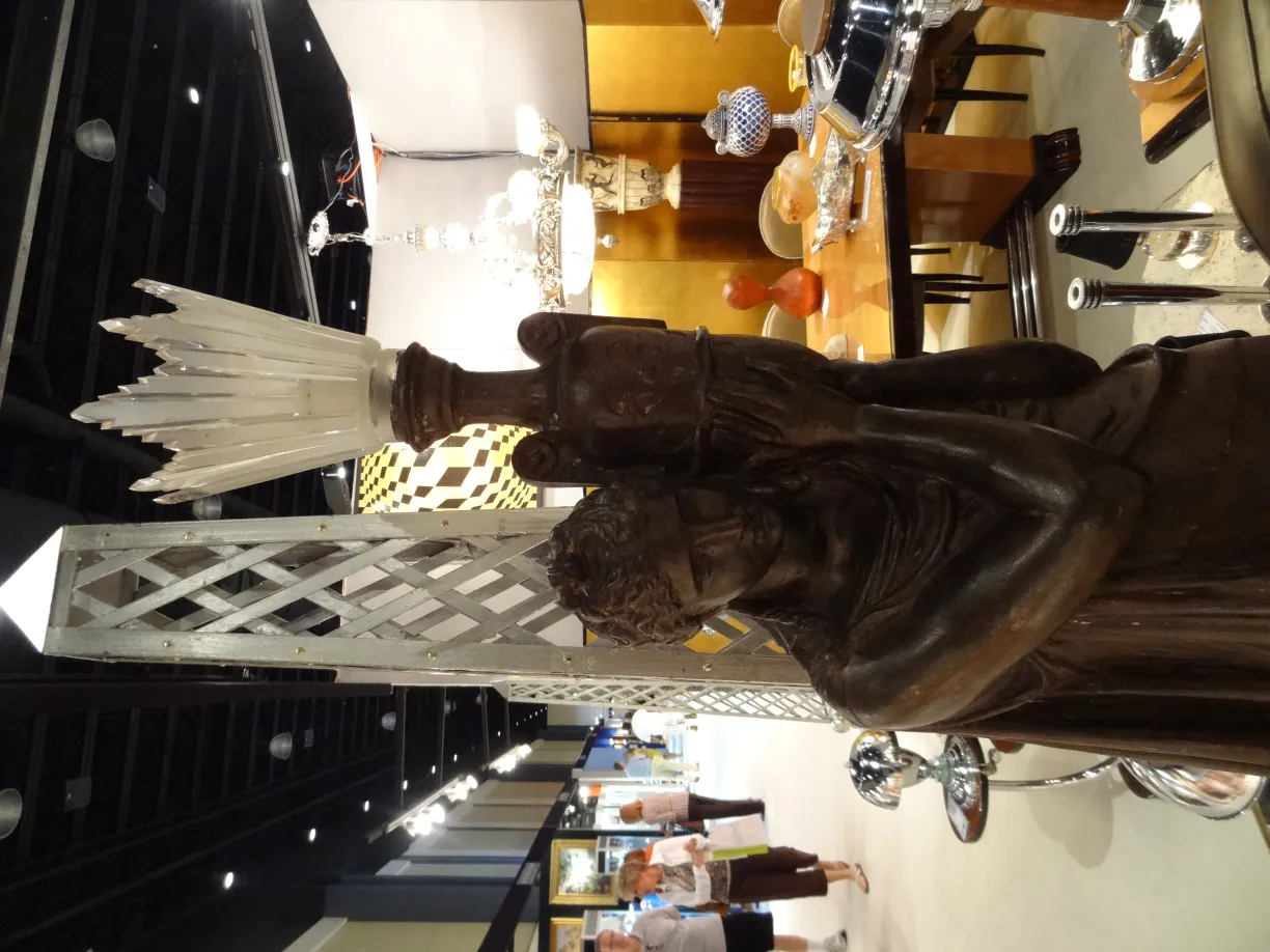 antique sculpture val d´osne with decorative details, background of antiques