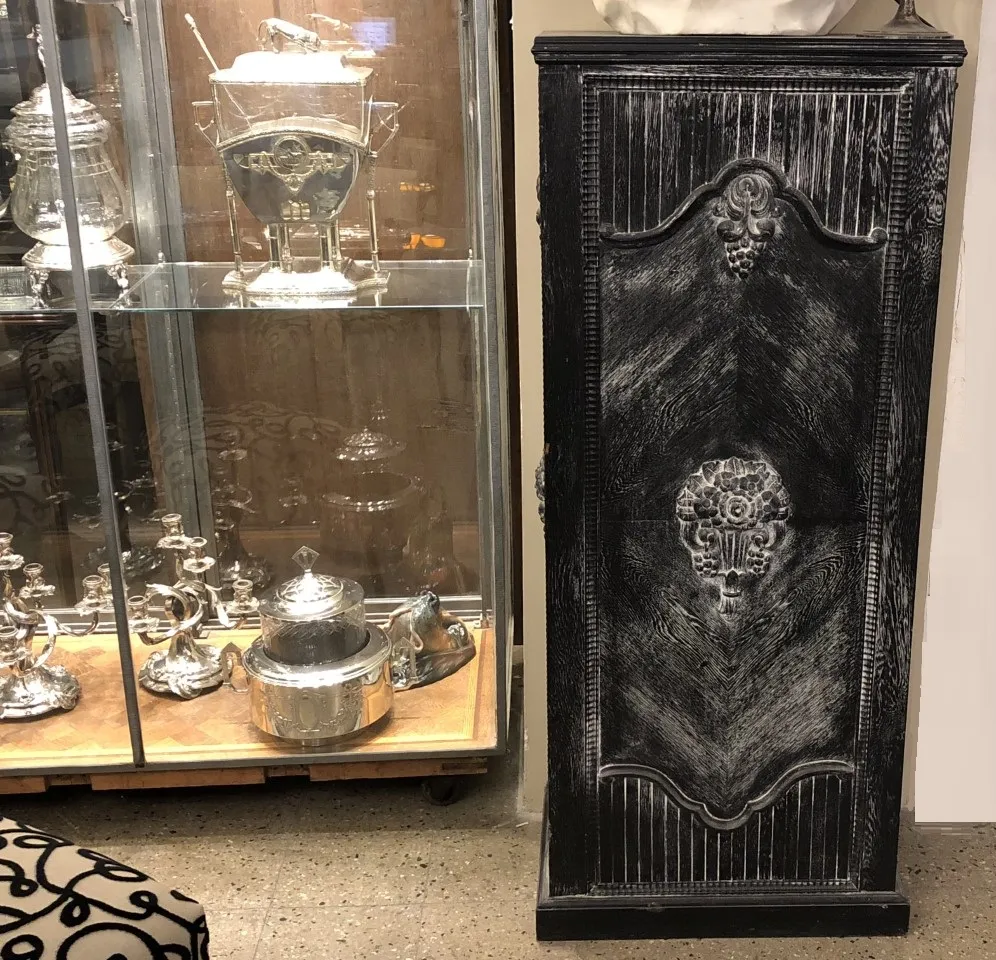 antique decorative column in an antique environment