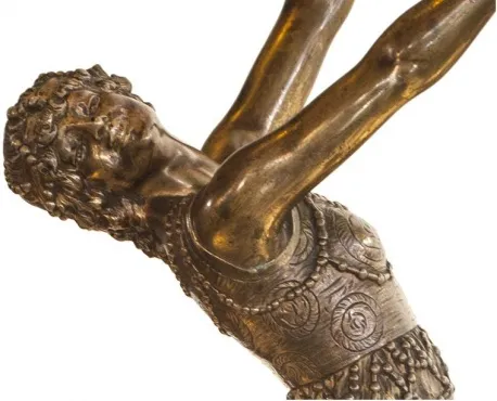 escultura antigua de cormier joseph descomps con detalles finos