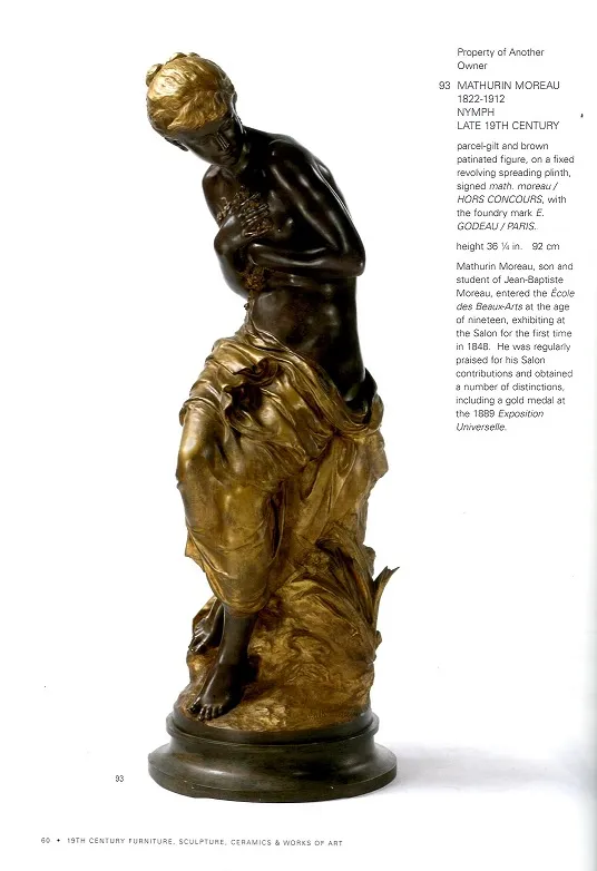 antique sculpture of female figure, artistic detail