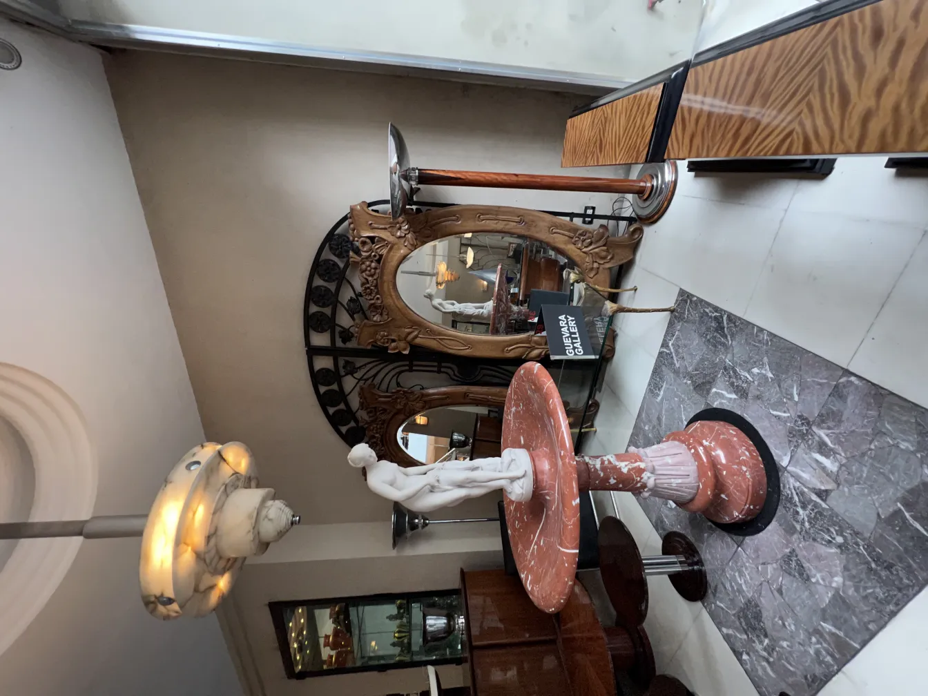 decorative antique sculpture in an elegant setting