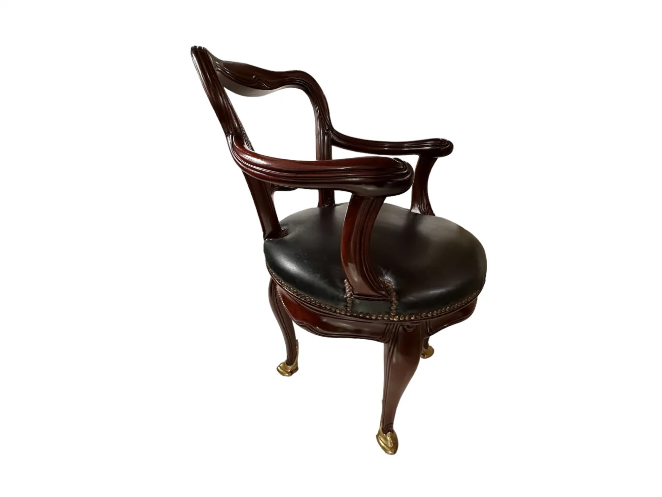 silla antigua de Gustave Keller con diseño único y elegante