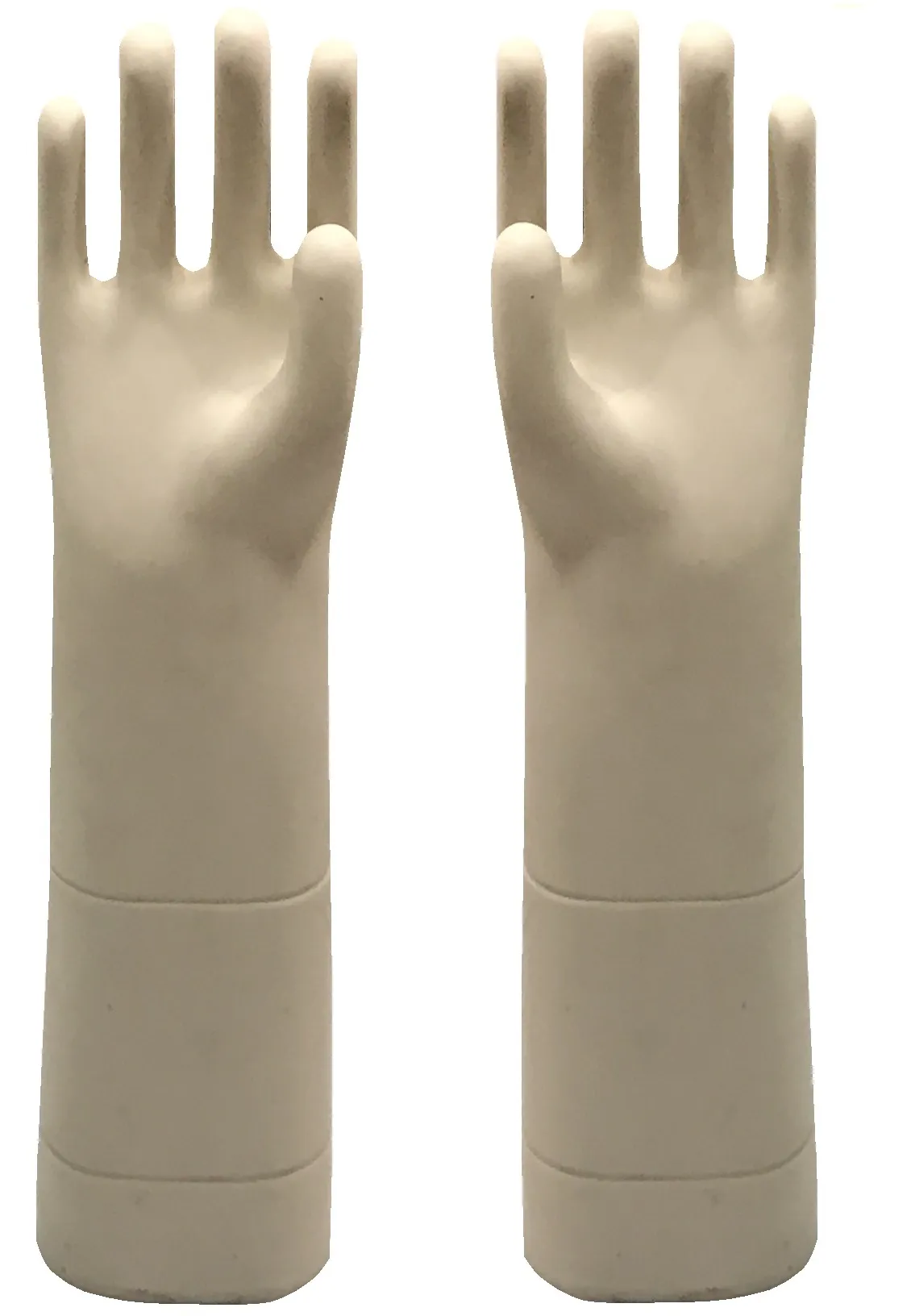 una figura di mano in ceramica per decorazione antica