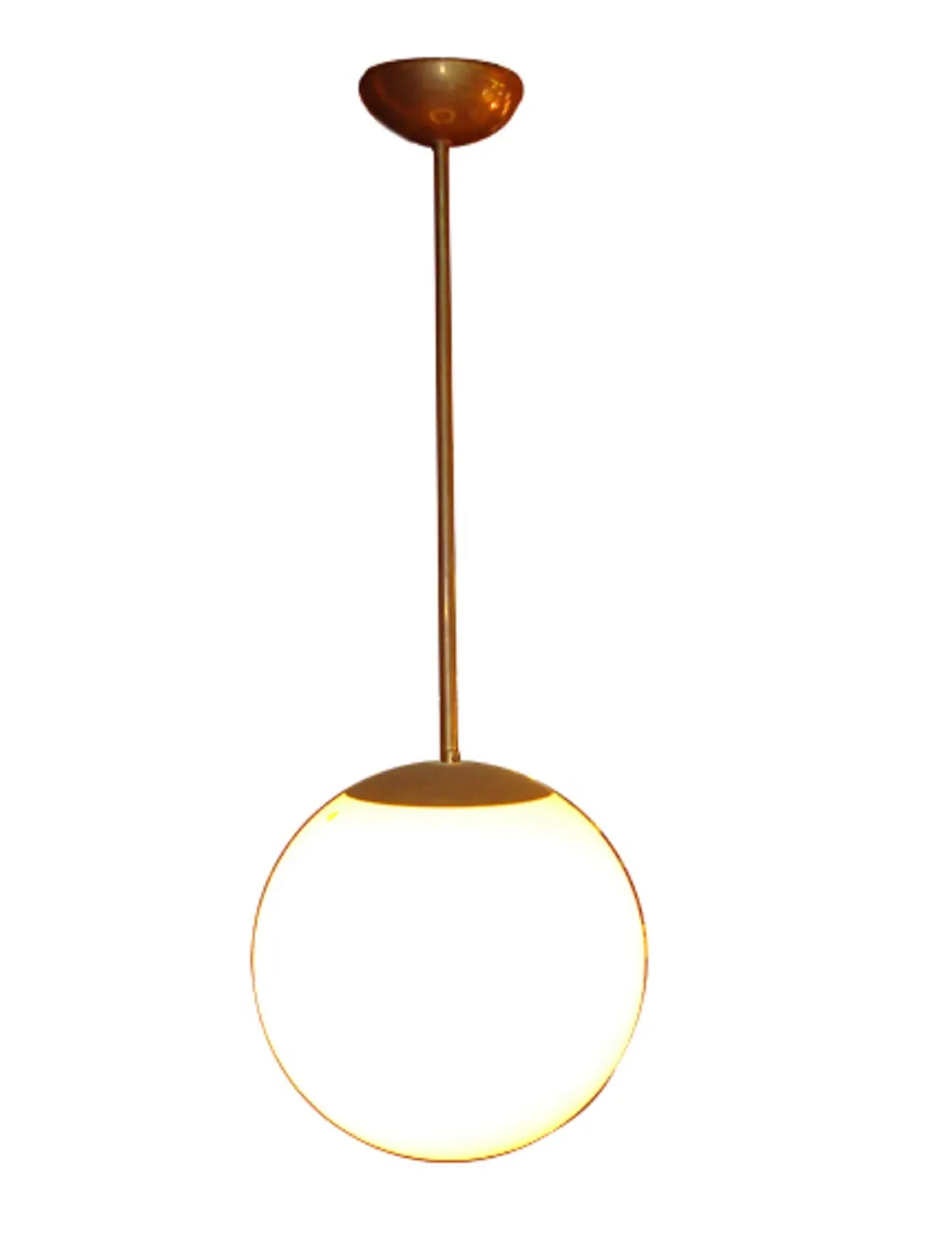 Suspension antique avec un design rond et moderne