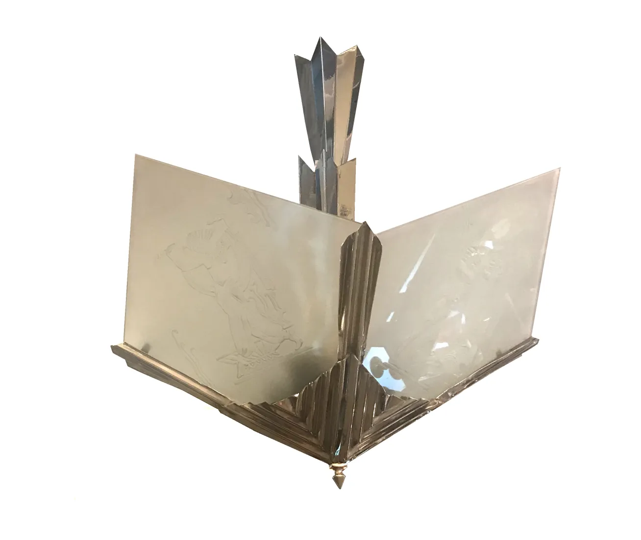 antique hanging lamp with a unique and striking design