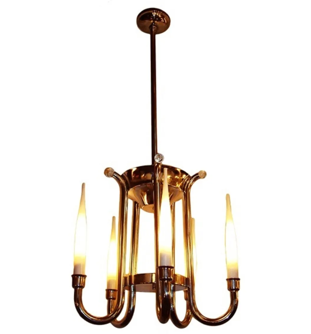 Lampada a sospensione antica con luci a forma di candela, design elegante