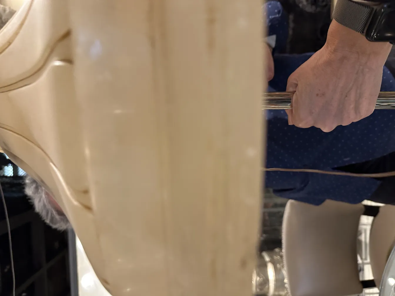 Antique hanging lamp with classic design in a cozy setting.