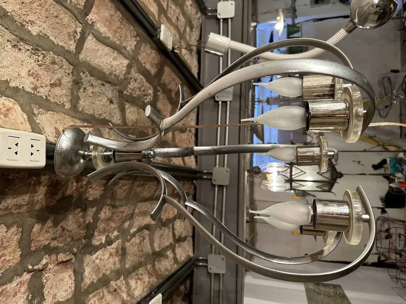 Antique hanging lamp with classic design, perfect for any room.