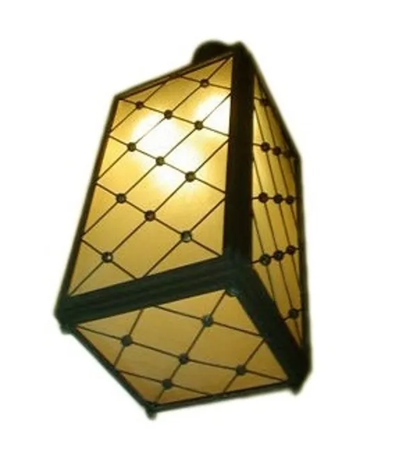 Two antique lanterns with elegant warm design