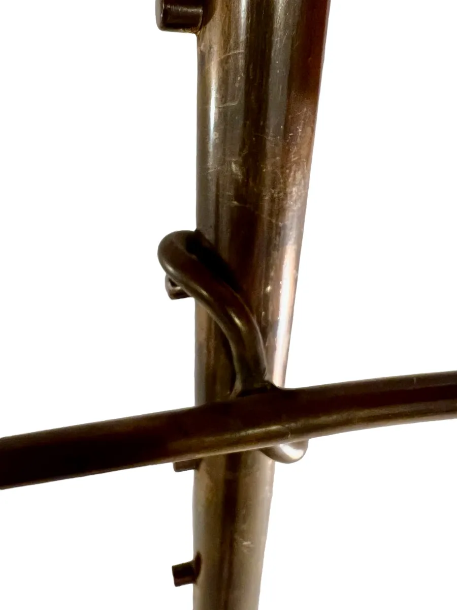 antique floor lamp with elegant design and sturdy base