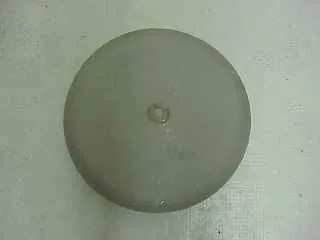 Antique floor lamp Muller Fres with round shape, neutral setting.