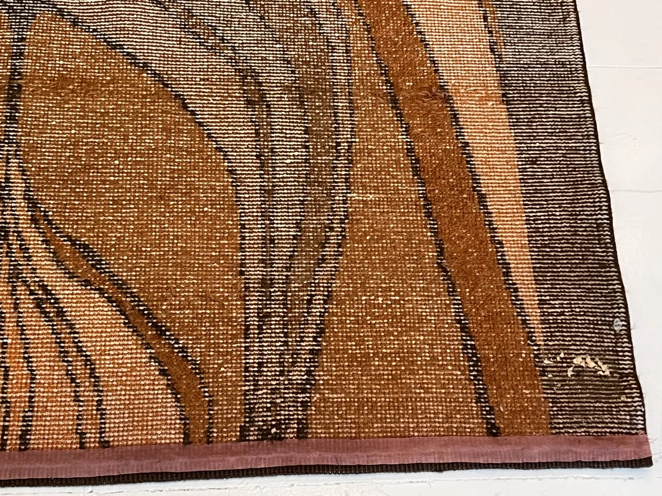 antique colorful carpet with unique patterns