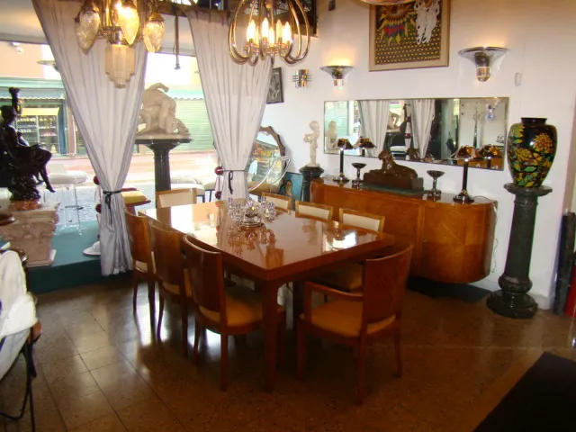 Antique decorative mirror in a stylish setting