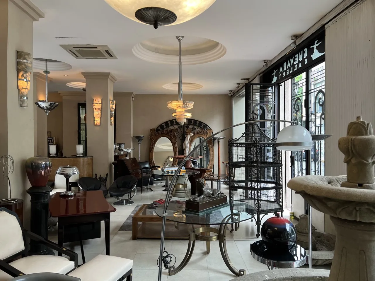 antique decorative mirror in an elegant setting