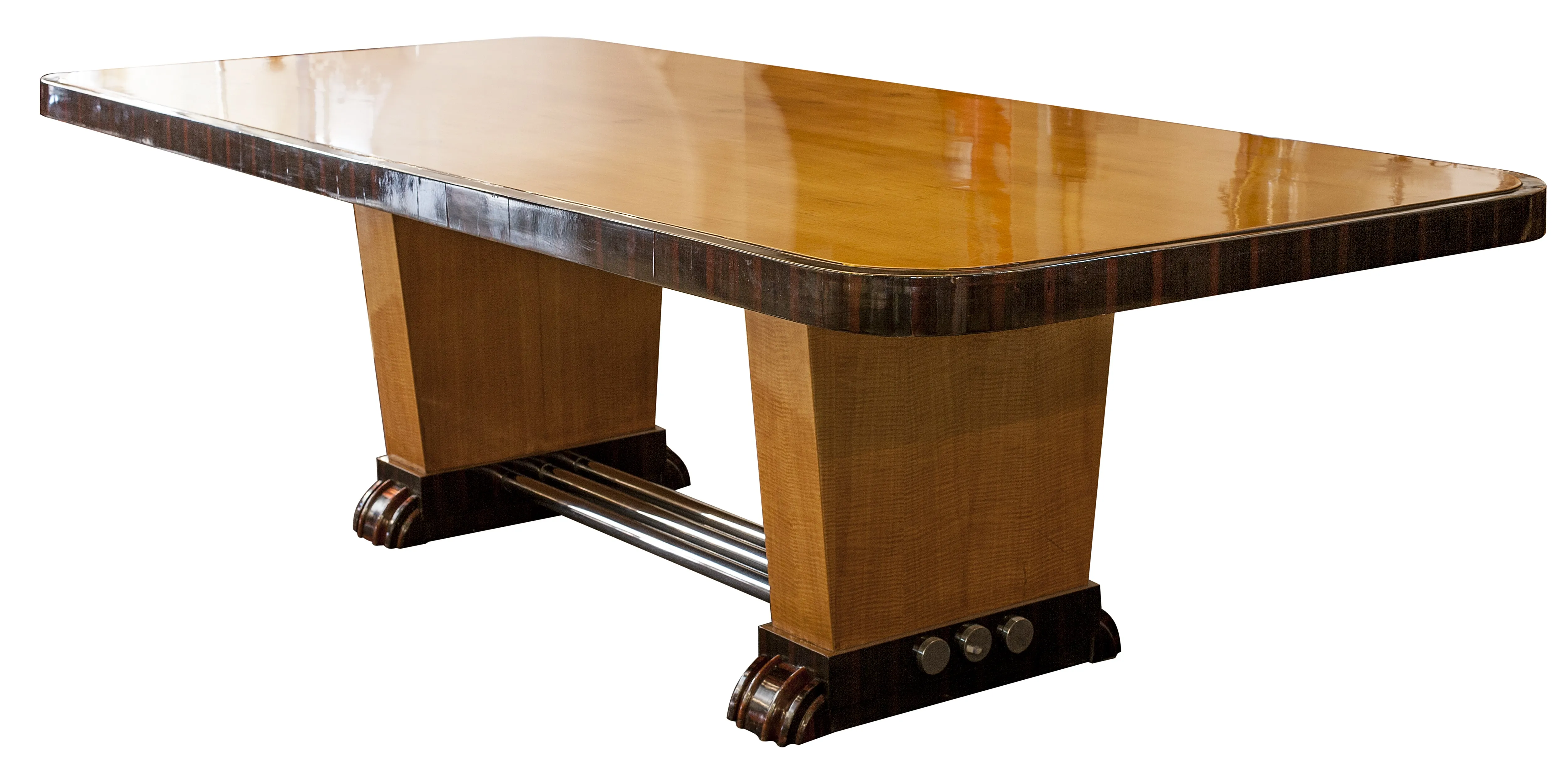 mesa de jantar antiga para 10 a 12 pessoas, estilo vintage