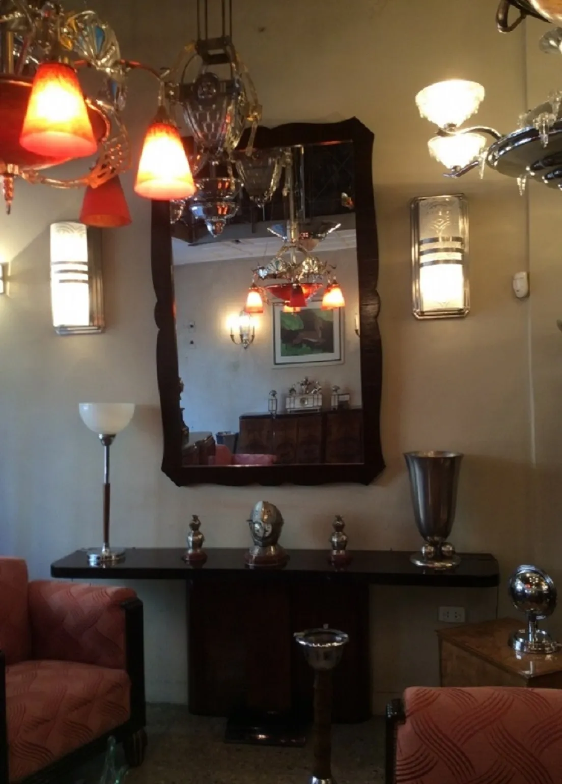 lampada da tavolo antica wmf con luce calda e atmosfera accogliente