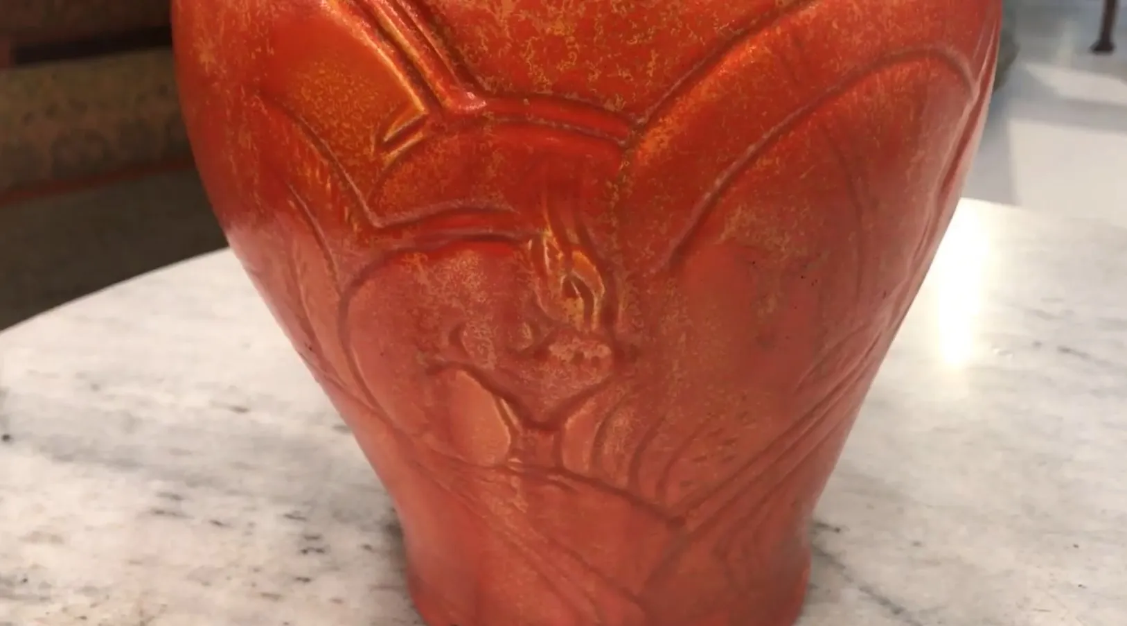 antike tischlampe mit dekorativen details von susie cooper