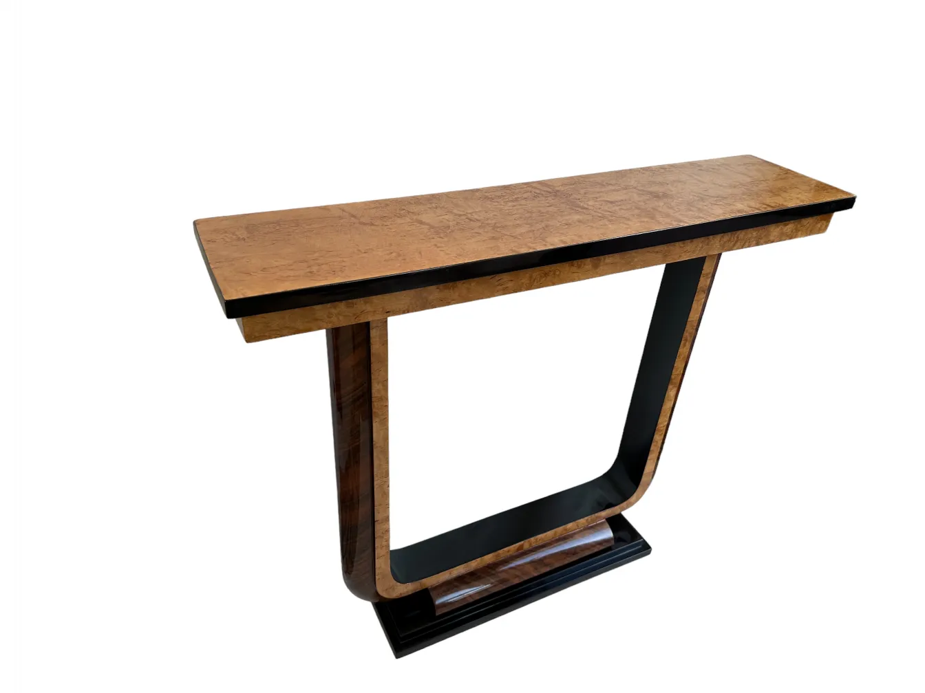 view of antique console with stylish design