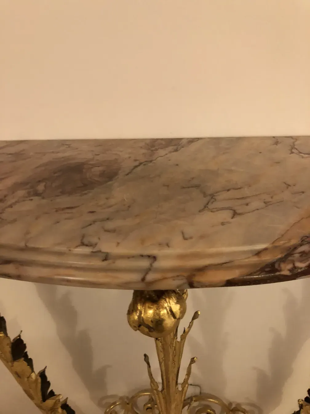 antique console with elegant design and decorative details