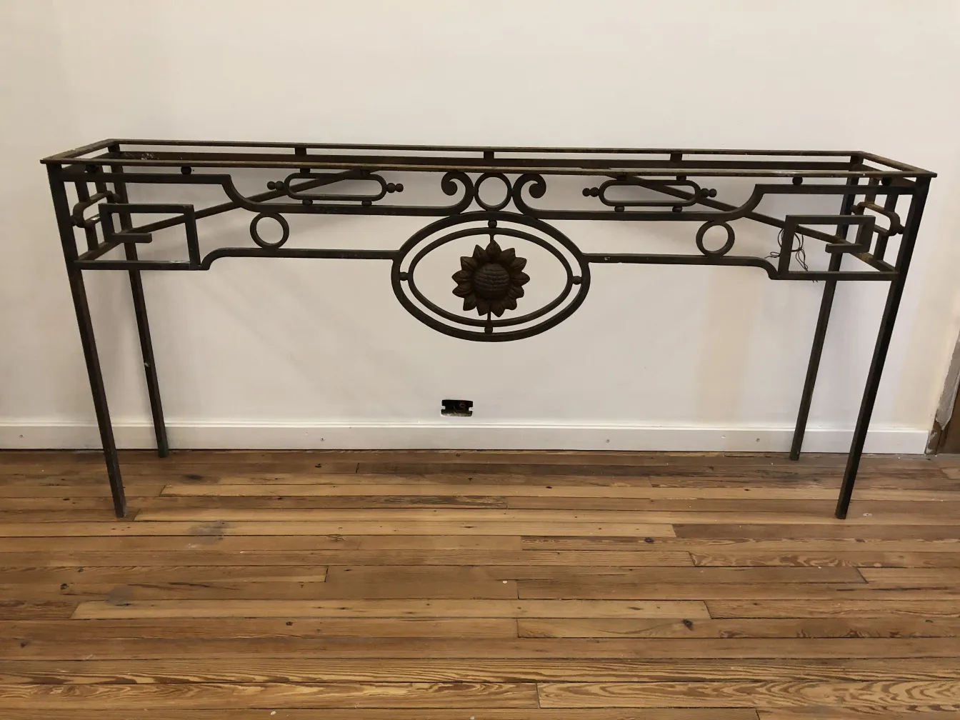 antique console table with attractive front details