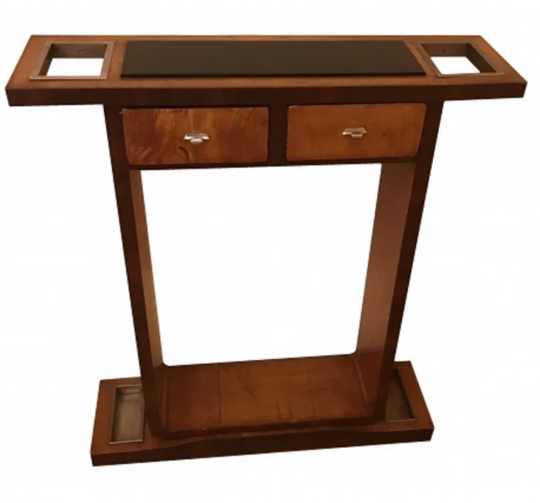 antica console con due cassetti, elegante e funzionale