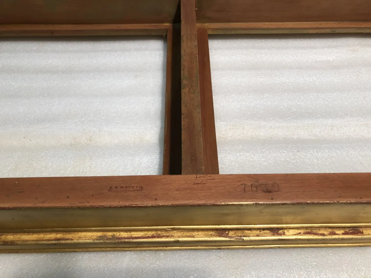 古董芬利控制台桌，细致装饰 Rateau Armand