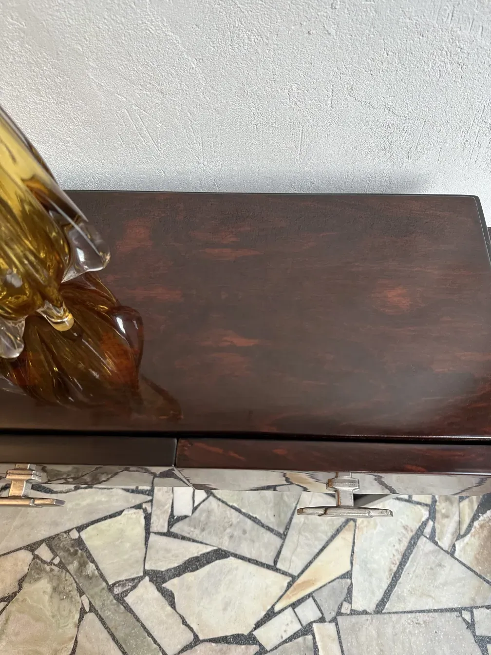 two antique consoles with classic details