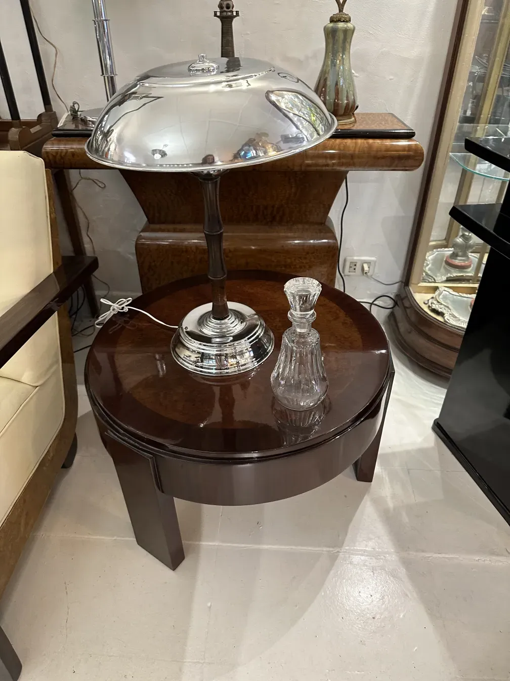 Antique decorative bottle with clear details.