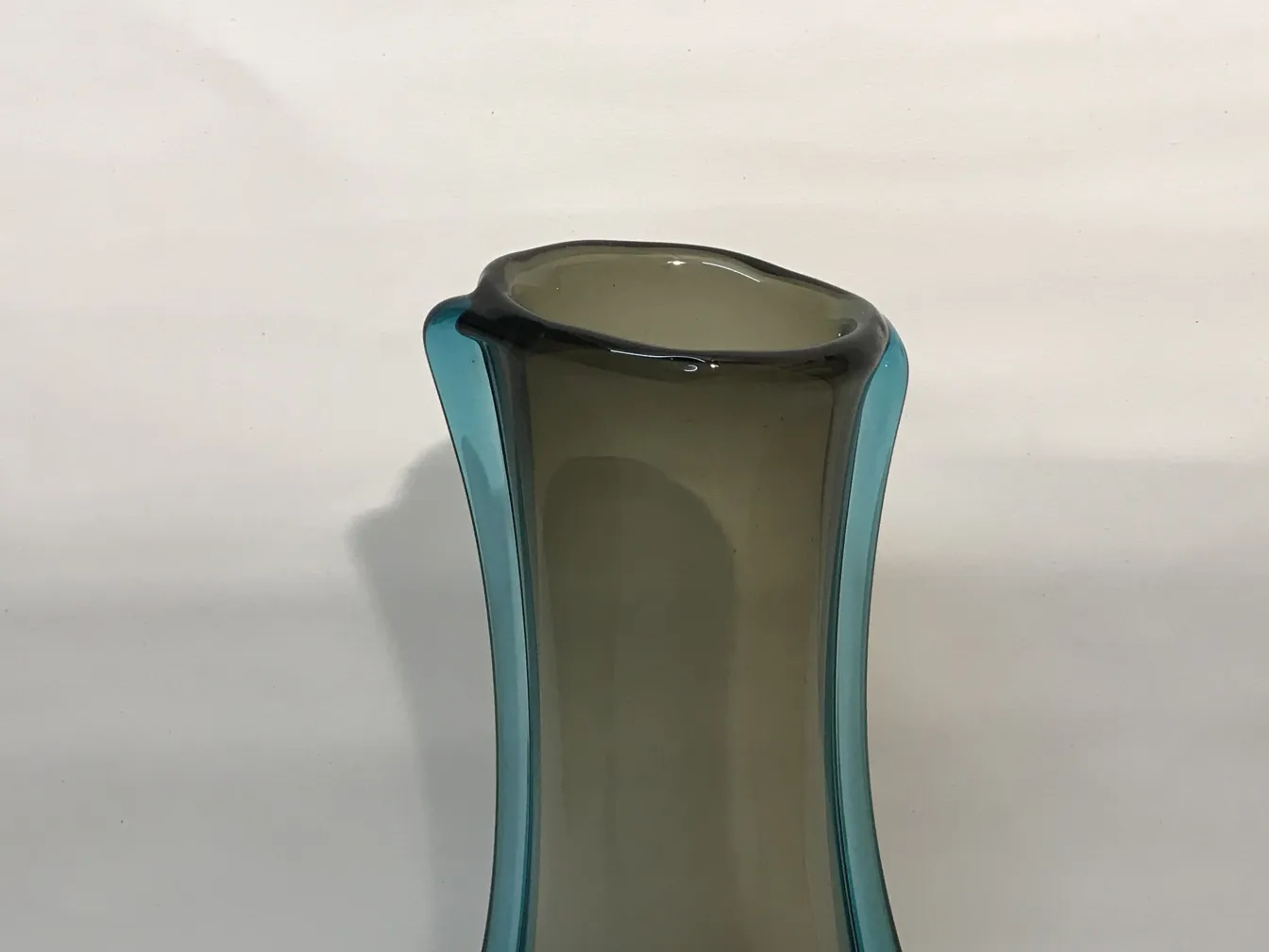 antique murano vase with elegant decorative shape