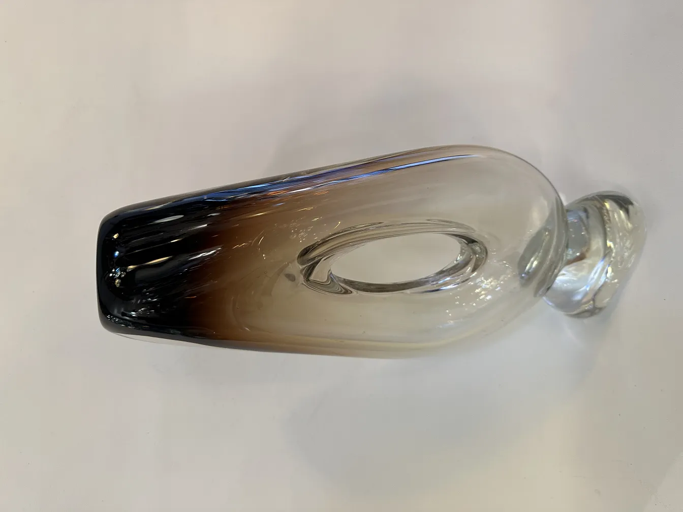 antique murano vase with unique and elegant shape