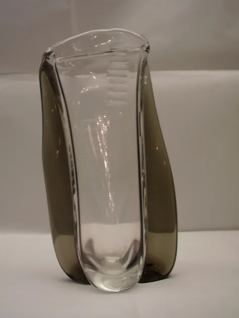 vintage murano vase with elegant shape and soft colors in sophisticated settings