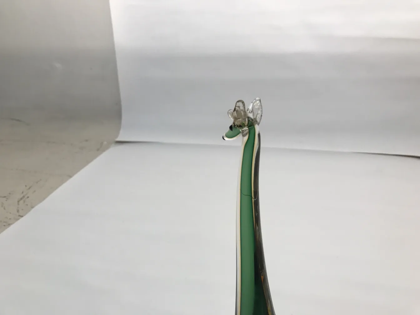 प्राचीन मुरानो मूर्तिकला, सुरुचिपूर्ण आकृति चमकदार विवरणों के साथ