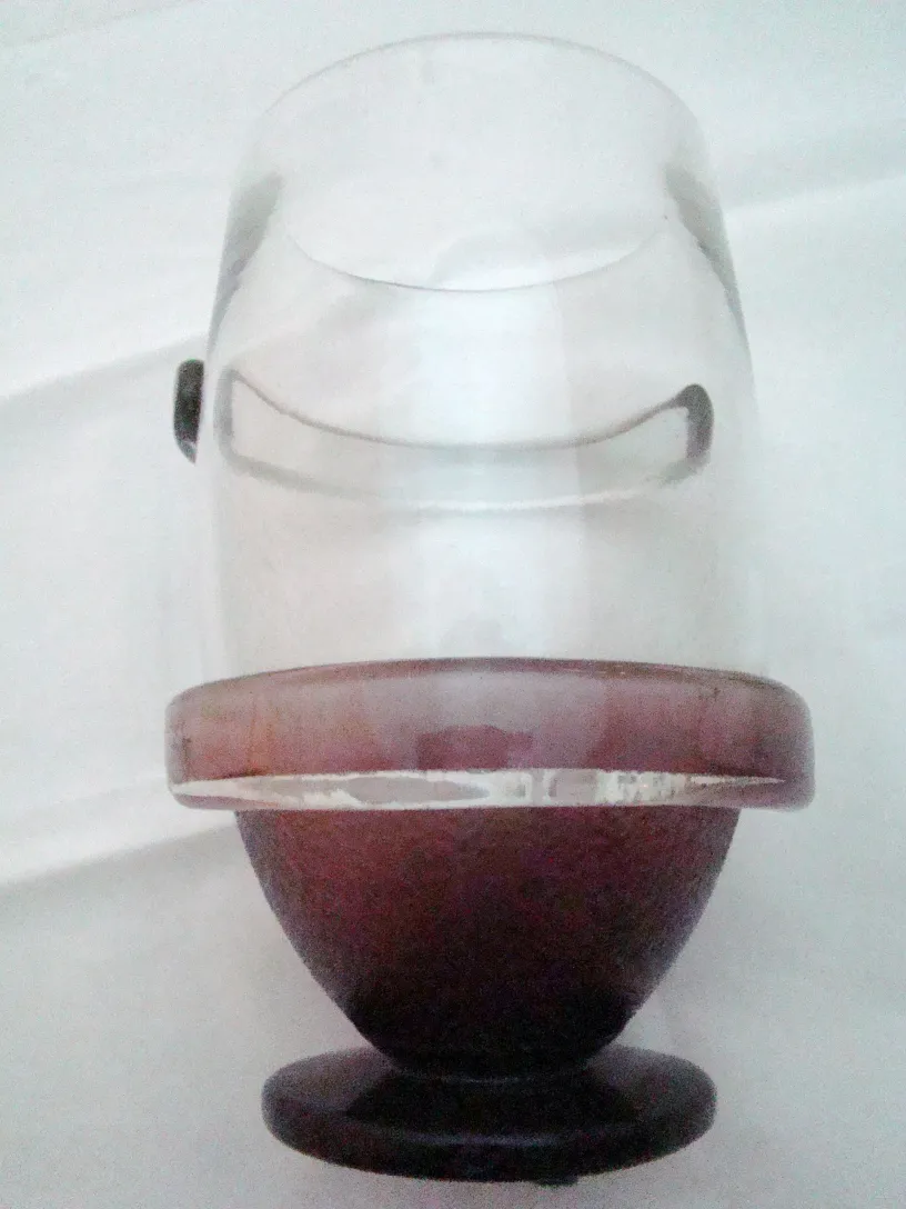 old glass featuring Schneider's signature in light color